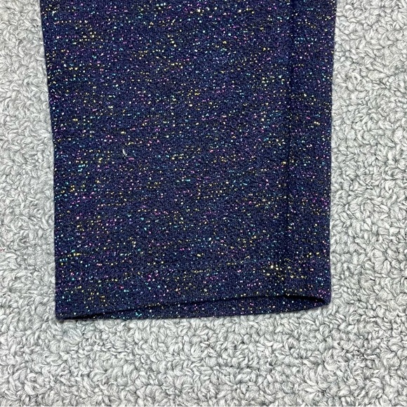 Juicy By Juicy Couture Sparkling Leggings Women’s Size Large Blue Yoga Running - Picture 6 of 9